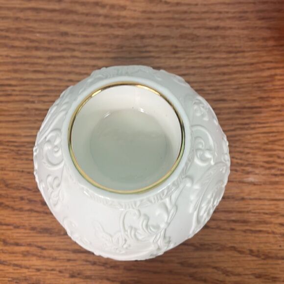 Lenox Holly Scrollwork Votive candle holder NIB ornamental glow - Picture 4 of 7